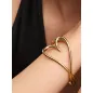 Bracciale aperto Cuore Linea Sinuosa Donna Pandora Bracciale aperto Cuore Linea Sinuosa Donna Pandora