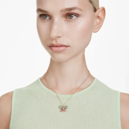 Collana Pendente Idyllia Pavé Farfalla Donna Swarovski