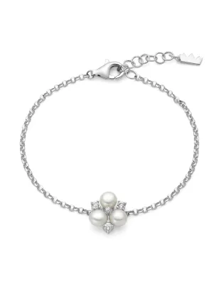 Bracciale Unica Bouquet in argento perle e topazi Donna Miluna
