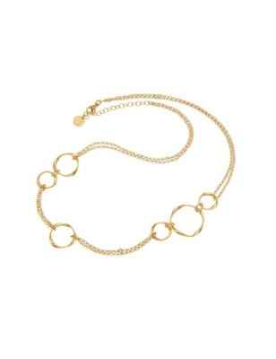 COLLANA ELEMNTI TONDEGGIANTI DONNA AQUAFORTE INTRECCI