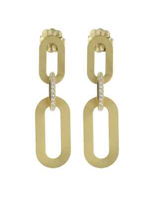 ORECCHINI OVALI CON ELEMENTI INTRECCIATI DONNA AQUAFORTE  H0460307 AQUAFORTE