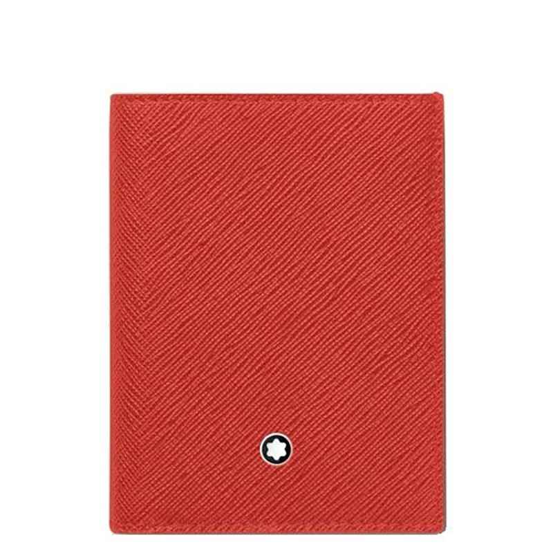Portafoglio Mini 4 scomparti Corallo Montblanc Sartorial Portafoglio Mini 4 scomparti Corallo Montblanc Sartorial