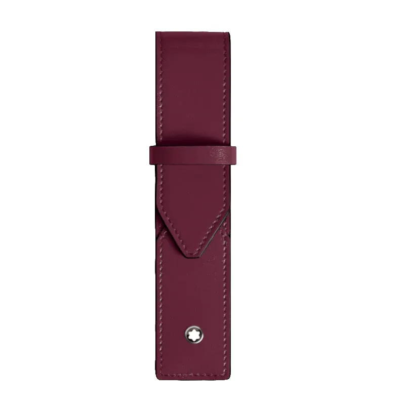 Custodia elegante astuccio in pelle cassis Montblanc Sartorial Custodia elegante astuccio in pelle cassis Montblanc Sartorial