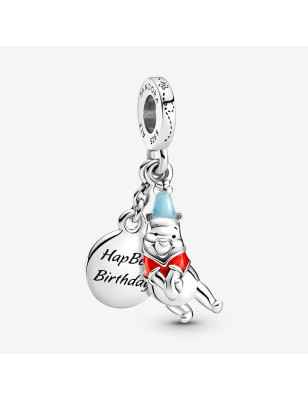 CHARM PENDENTE WINNIE THE POOH COMPLEANNO PANDORA 799385C01 Pandora