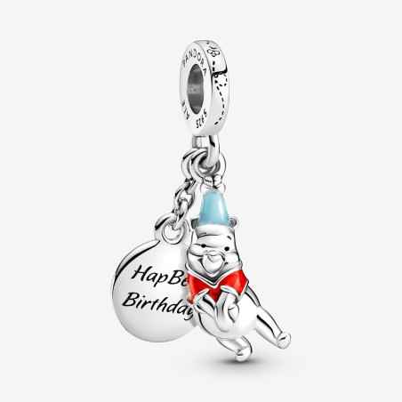 CHARM PENDENTE WINNIE THE POOH COMPLEANNO PANDORA 799385C01 Pandora