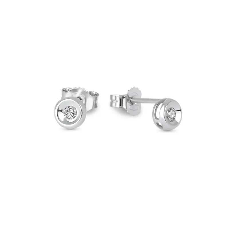 Orecchini Punti luce diamanti 0.08 Ct Donna Demetra Orecchini Punti luce diamanti 0.08 Ct Donna Demetra