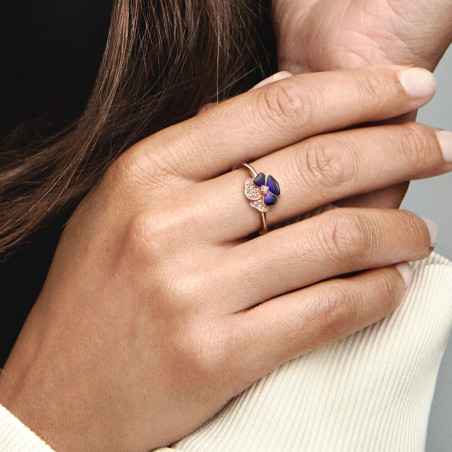 Anello Viola del Pensiero Luminosa M56 DONNA Pandora