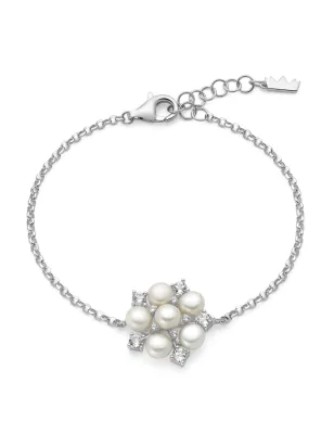 Bracciale Unica Bouquet in argento perle e topazi Donna Miluna