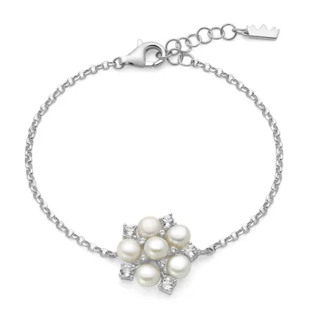 Bracciale Unica Bouquet in argento perle e topazi Donna Miluna