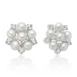 Orecchini Unica Bouquet in argento perle e topazi Donna Miluna Orecchini Unica Bouquet in argento perle e topazi Donna Miluna