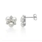 Orecchini Unica Bouquet in argento perle e topazi Donna Miluna