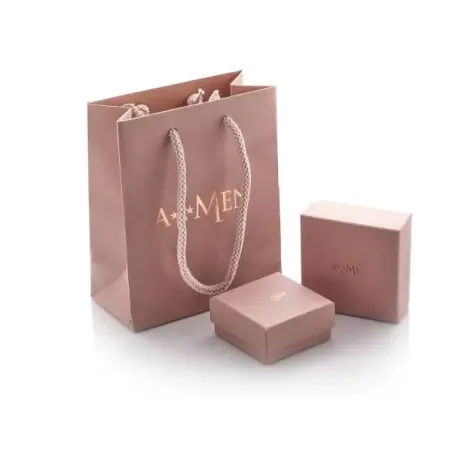 Bracciale Tennis dorato zirconi bianchi Donna Amen
