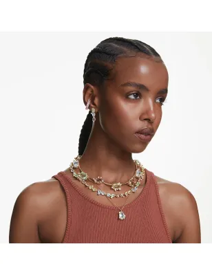 Collana Pendente Gema Taglio misto Multicolore Donna Swarovski