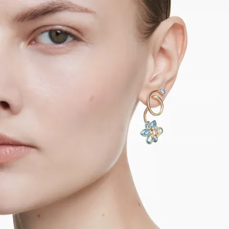 Orecchini pendenti Idyllia Design asimmetrico Donna Swarovski