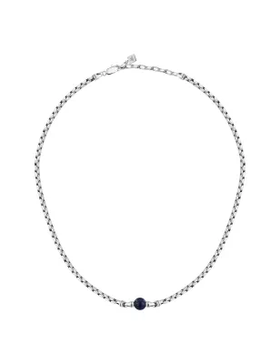 Collana Acciaio Lapislazzuli Pietre Uomo Morellato