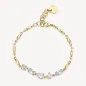 Bracciale dorato Affinity con zirconi Donna Brosway