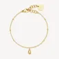 Bracciale dorato Perfect con goccia pendente Donna Brosway
