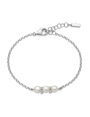 Bracciale Unica Bouquet in argento perle e topazi Donna Miluna