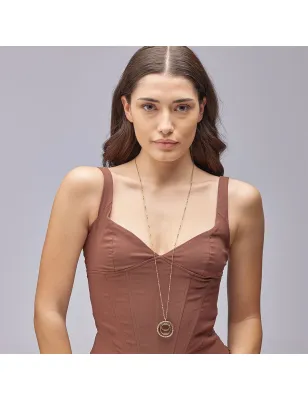 Collana lunga Amy dorata con pendente DONNA Brosway BAY07 Brosway