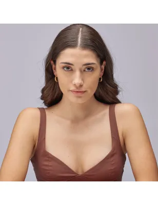 Orecchini cerchio dorati AMY DONNA Brosway BAY27 Brosway