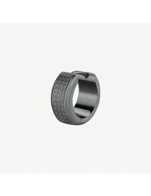 Monorecchino acciaio pvd rutenio Uomo Brosway Bullet