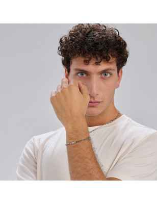 BRACCIALE CATENA ACCIAO LOGAN UOMO BROSWAY  BOA14 Brosway