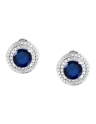 Orecchini Tesori zircone centrale blu Donna Morellato SAIW274 Morellato