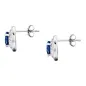 Orecchini Tesori zircone centrale blu Donna Morellato