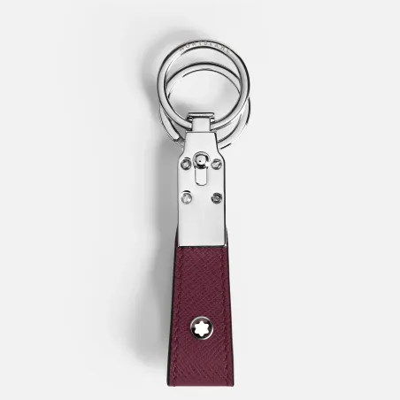 Portachiavi elegante in pelle cassis Montblanc Sartorial