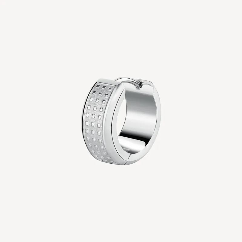 Monorecchino cerchio sabbiato Bullet Uomo Brosway