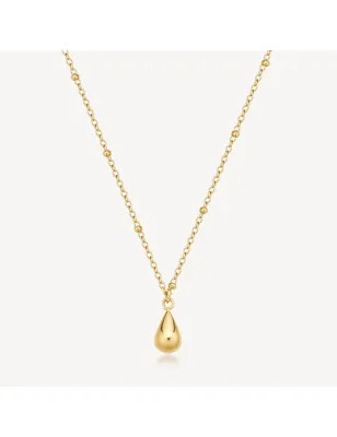 Collana dorata Perfect pendente a Goccia Donna Brosway