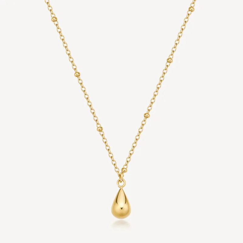 Collana dorata Perfect pendente a Goccia Donna Brosway