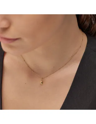 Collana dorata Perfect pendente a Goccia Donna Brosway
