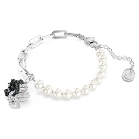 Bracciale Swan Cigno Nero e Crystal Pearl Donna Swarovski
