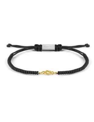 Bracciale Refined in cotone con Nodo Uomo Nomination