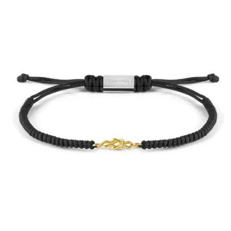 Bracciale Refined in cotone con Nodo Uomo Nomination