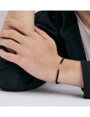 Bracciale Refined in cotone con Nodo Uomo Nomination