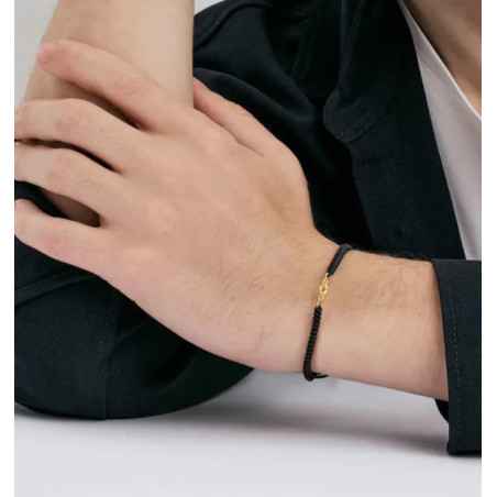 Bracciale Refined in cotone con Nodo Uomo Nomination