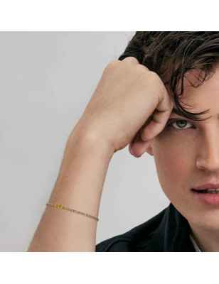 Bracciale Refined con Nodo in Oro giallo Uomo Nomination