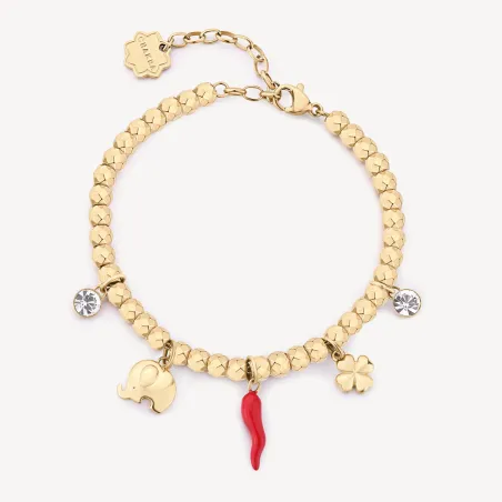 Bracciale Dorato Chakra Portafortuna Donna Brosway