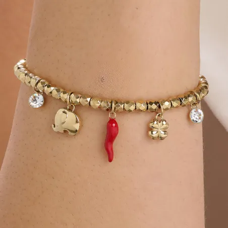 Bracciale Dorato Chakra Portafortuna Donna Brosway