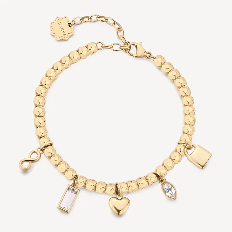 Bracciale dorato Chakra Amore Donna Brosway