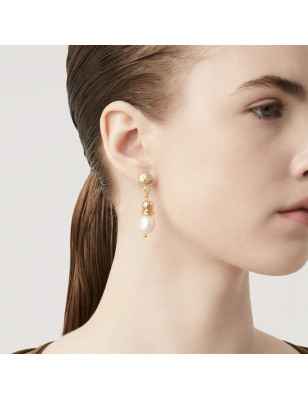 ORECCHINI RIVIERA DORATO PERLE DONNA GIOVANNI RASPINI  12005 Giovanni Raspini