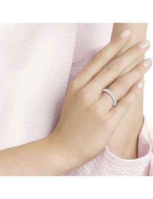ANELLO STONE BIANCO PLACCATO RODIO DONNA SWAROVSKI  5412033 Swarovski