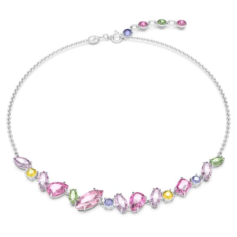 COLLANA GEMA MULTICOLORE TAGLIO MISTO DONNA SWAROVSKI  COLLANA GEMA MULTICOLORE TAGLIO MISTO DONNA SWAROVSKI