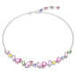COLLANA GEMA MULTICOLORE TAGLIO MISTO DONNA SWAROVSKI  COLLANA GEMA MULTICOLORE TAGLIO MISTO DONNA SWAROVSKI