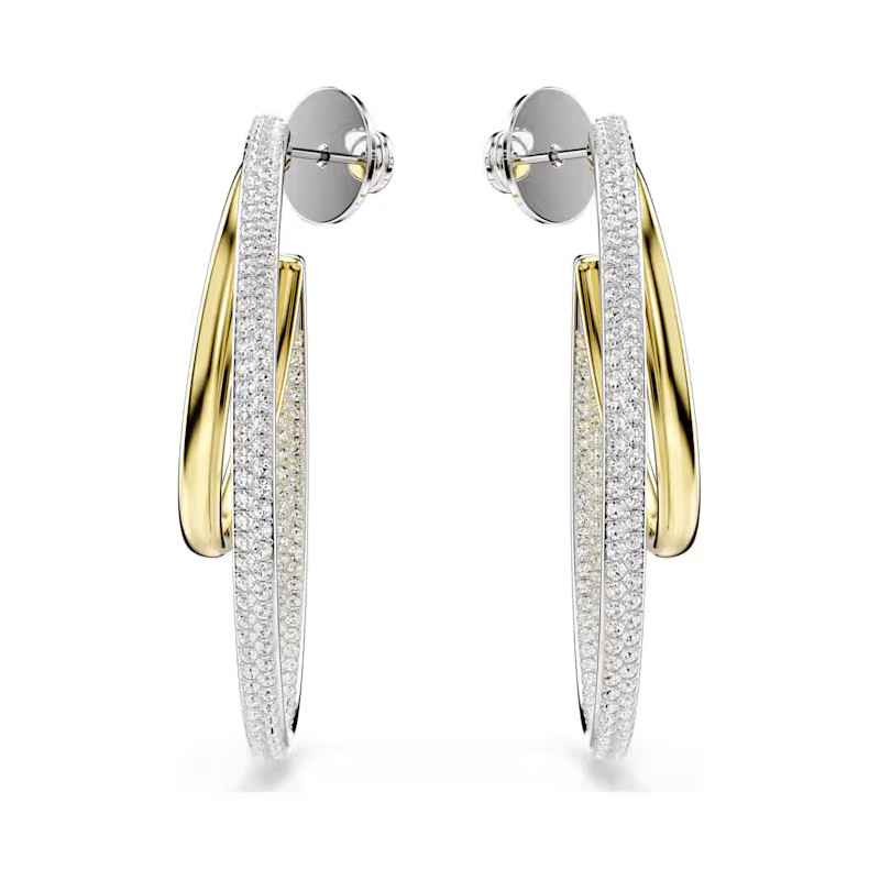 ORECCHINI CERCHIO HYPERBOLA DONNA SWAROVSKI 