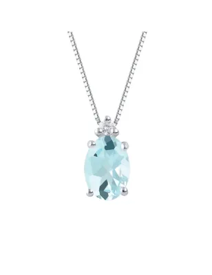 Collana in oro bianco Ametista e Diamante Donna Demetra