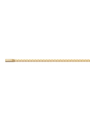 Bracciale morbido in Argento giallo 19 cm Donna Donnaoro