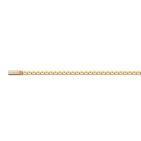 Bracciale morbido in Argento giallo 19 cm Donna Donnaoro